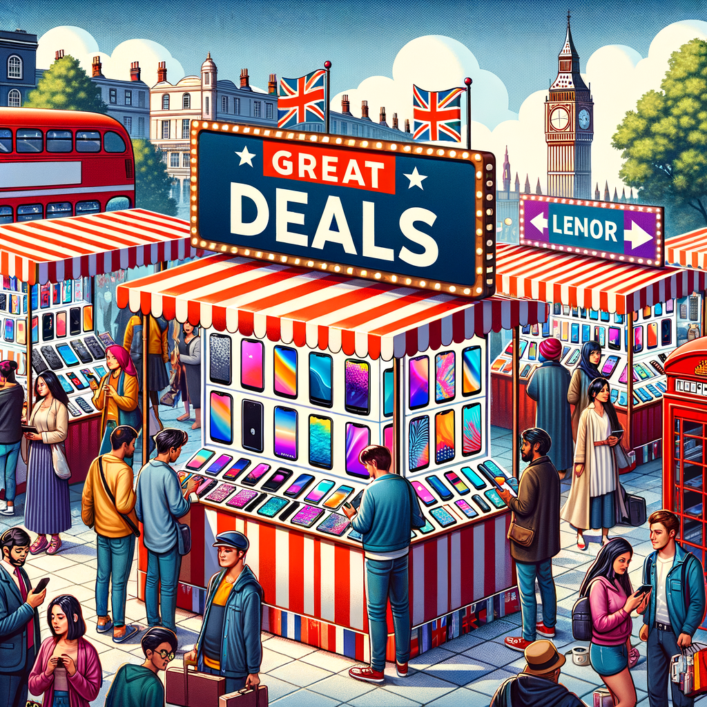 Great Deals On Latest Phones UK street market shopping